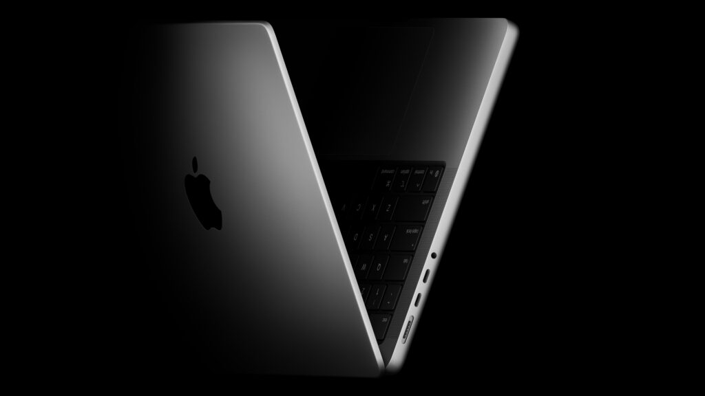 14-inch MacBook Pro M5 in space black with Liquid Retina XDR display