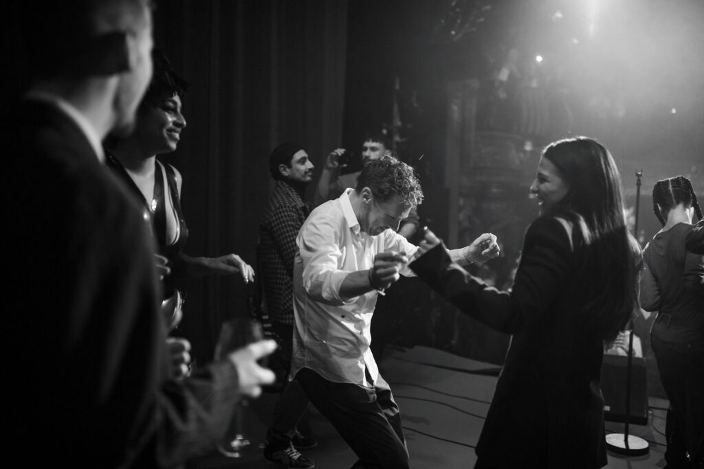 Global ambassadors and patrons Benedict Cumberbatch, Riz Ahmed, Celeste, and Marisa Abela bring a shared passion to the stage during a KOKO Foundation event in Camden, perfectly illustrating the irreplaceable magic of in-person connection that the foundation seeks to protect.