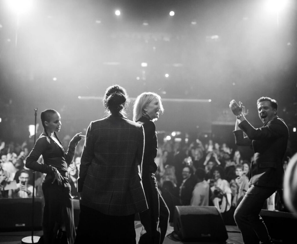 International cultural patrons Cate Blanchett, FKA Twigs, Minnie Driver, and Damian Lewis come together at KOKO to rally support for the foundation's creative mission.